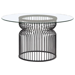 Granvia Black Dining Table - furniture place usa