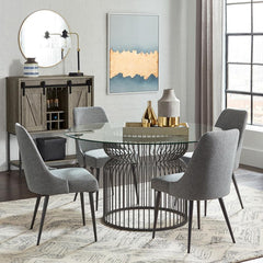 Granvia Black Dining Table - furniture place usa