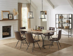 Altus Brown Dining Table - furniture place usa