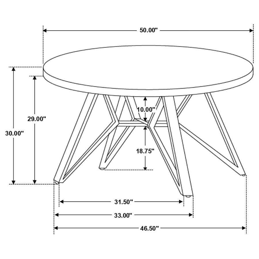 Neil Grey Dining Table - furniture place usa