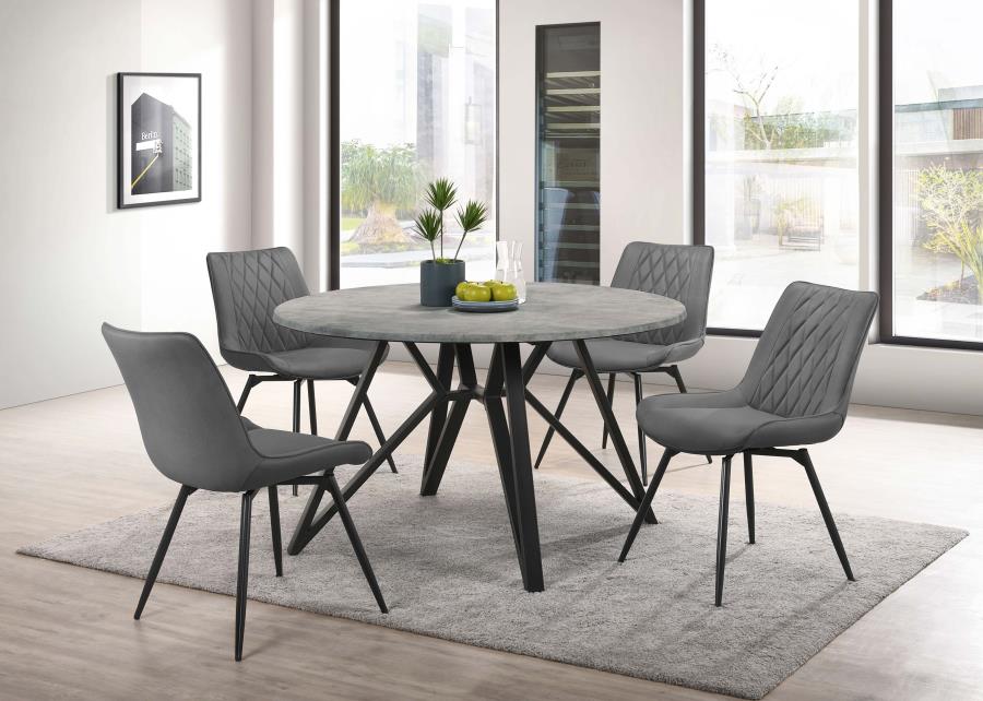 Neil Grey Dining Table - furniture place usa