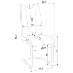 Brooklyn Grey Side Chair - furniture place usa