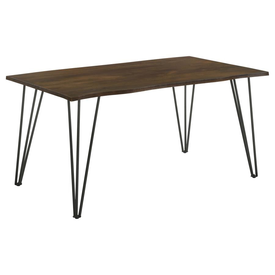 Topeka Brown Dining Table - furniture place usa