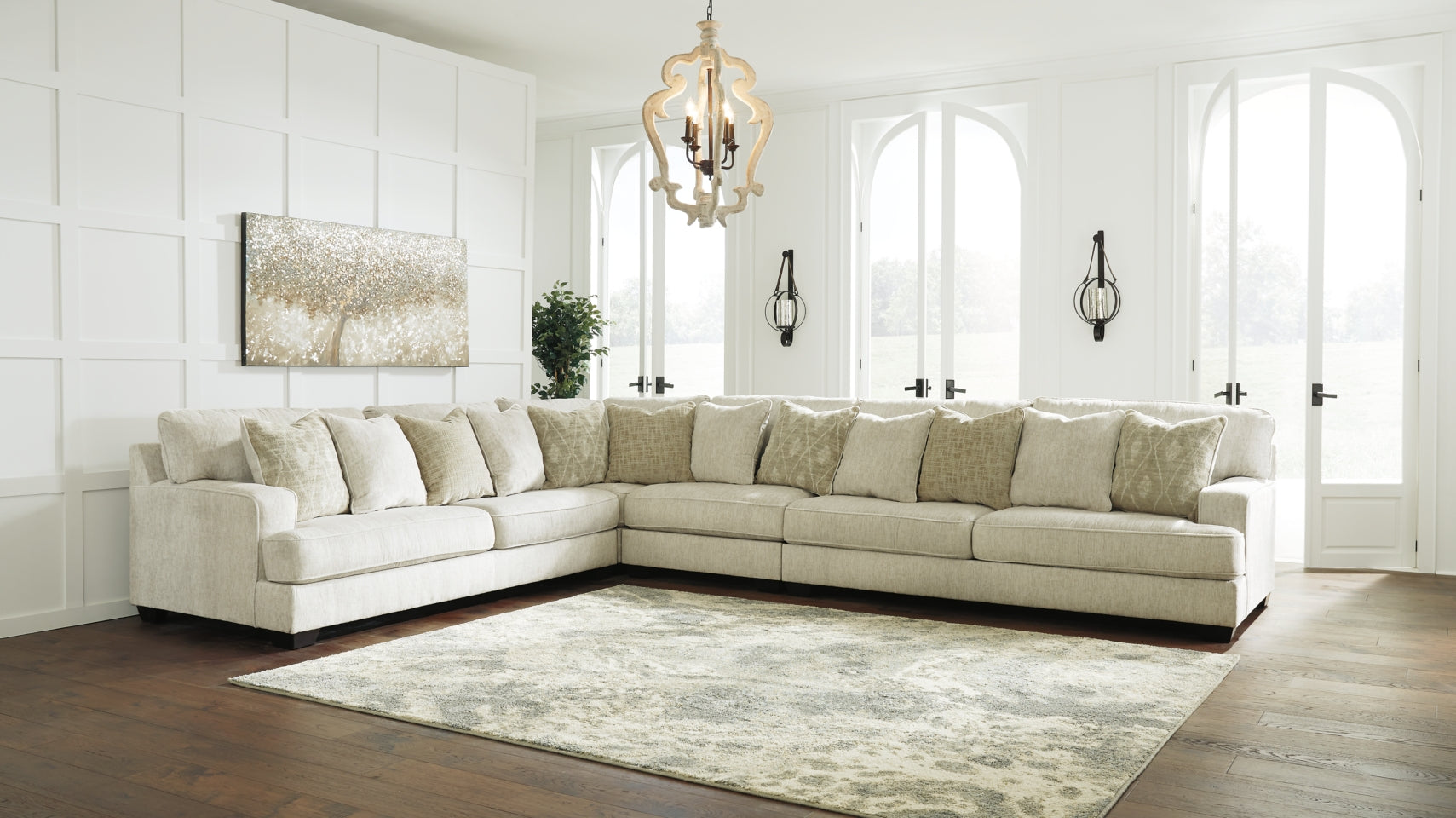 Rawcliffe 4-Piece Sectional - furniture place usa