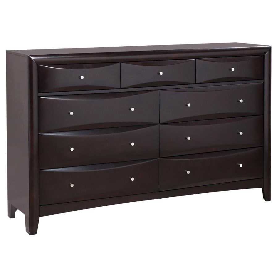 Phoenix Brown Dresser - furniture place usa