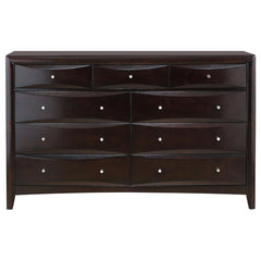 Phoenix Brown Dresser - furniture place usa