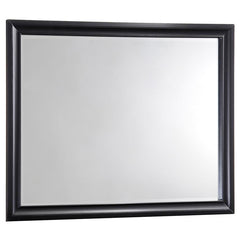 Barzini Black Dresser Mirror - furniture place usa