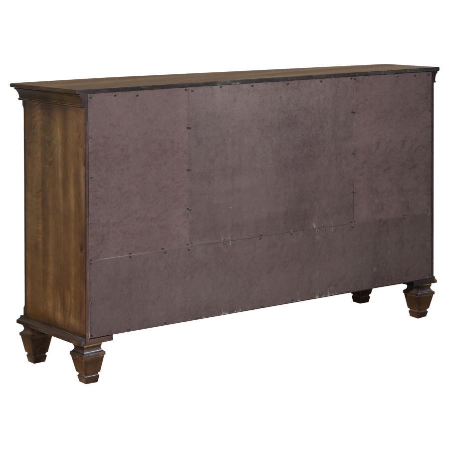 Franco Brown Dresser - furniture place usa