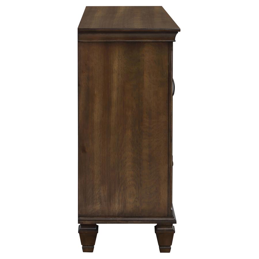 Franco Brown Dresser - furniture place usa