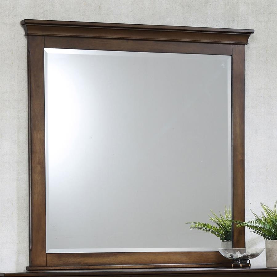 Franco Brown Dresser Mirror - furniture place usa