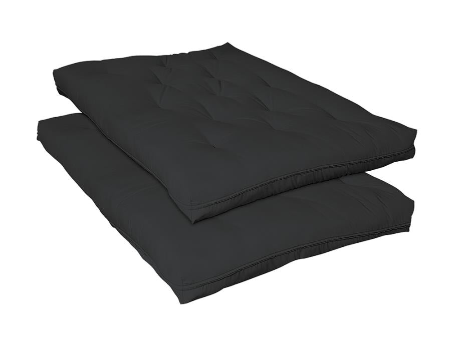 Black Premium Innerspring Futon Pad - furniture place usa