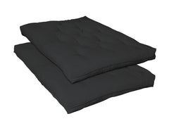 Black Premium Innerspring Futon Pad - furniture place usa