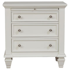 Sandy Beach Ivory Nightstand - furniture place usa