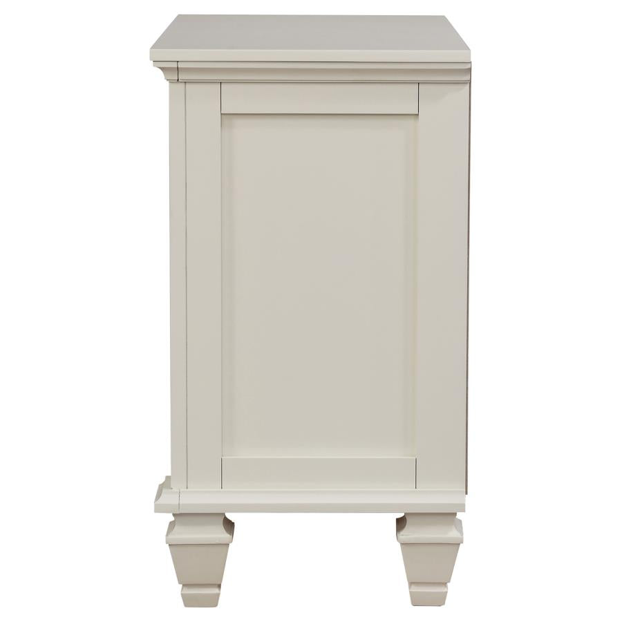 Sandy Beach Ivory Nightstand - furniture place usa