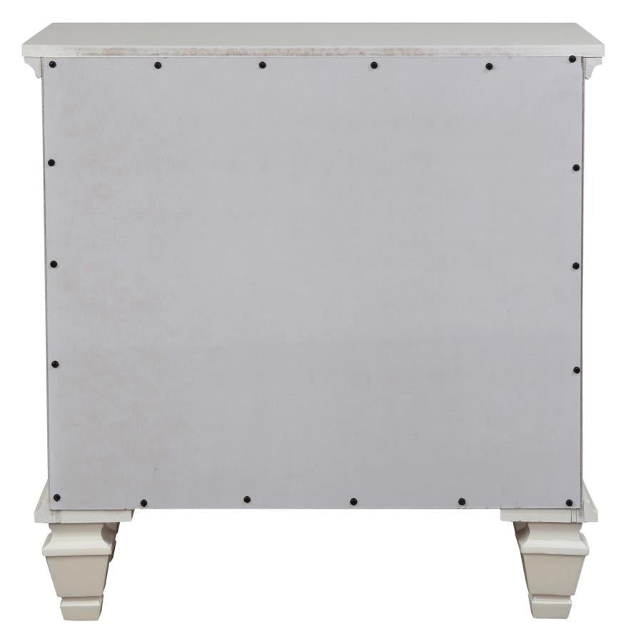 Sandy Beach Ivory Queen Bed 5 Pc Set - furniture place usa