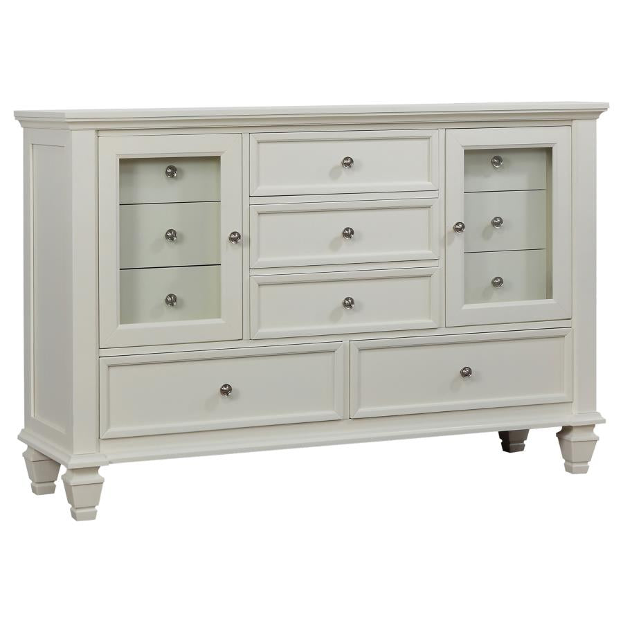 Sandy Beach Ivory Dresser - furniture place usa