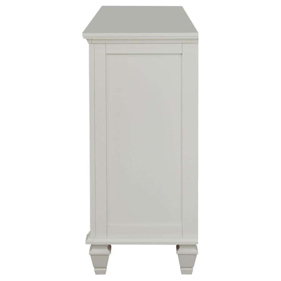 Sandy Beach Ivory Dresser - furniture place usa