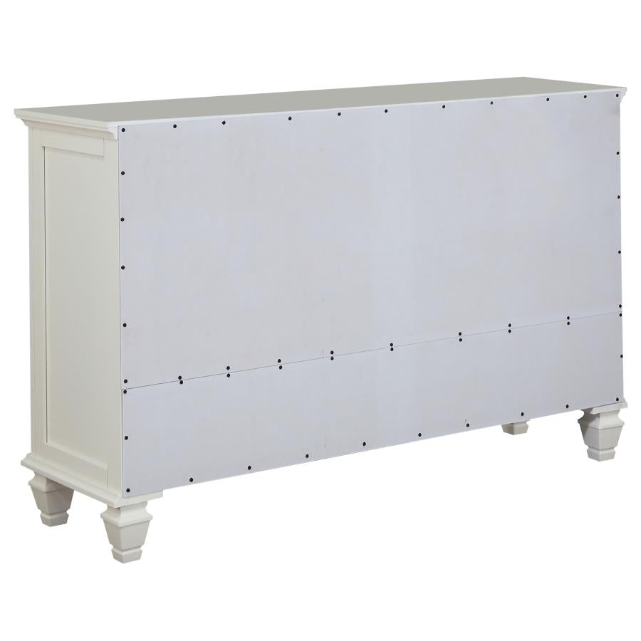 Sandy Beach Ivory Dresser - furniture place usa