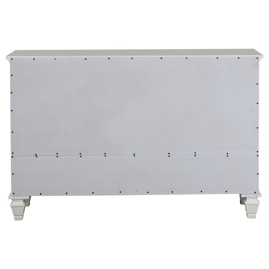 Sandy Beach Ivory Dresser - furniture place usa