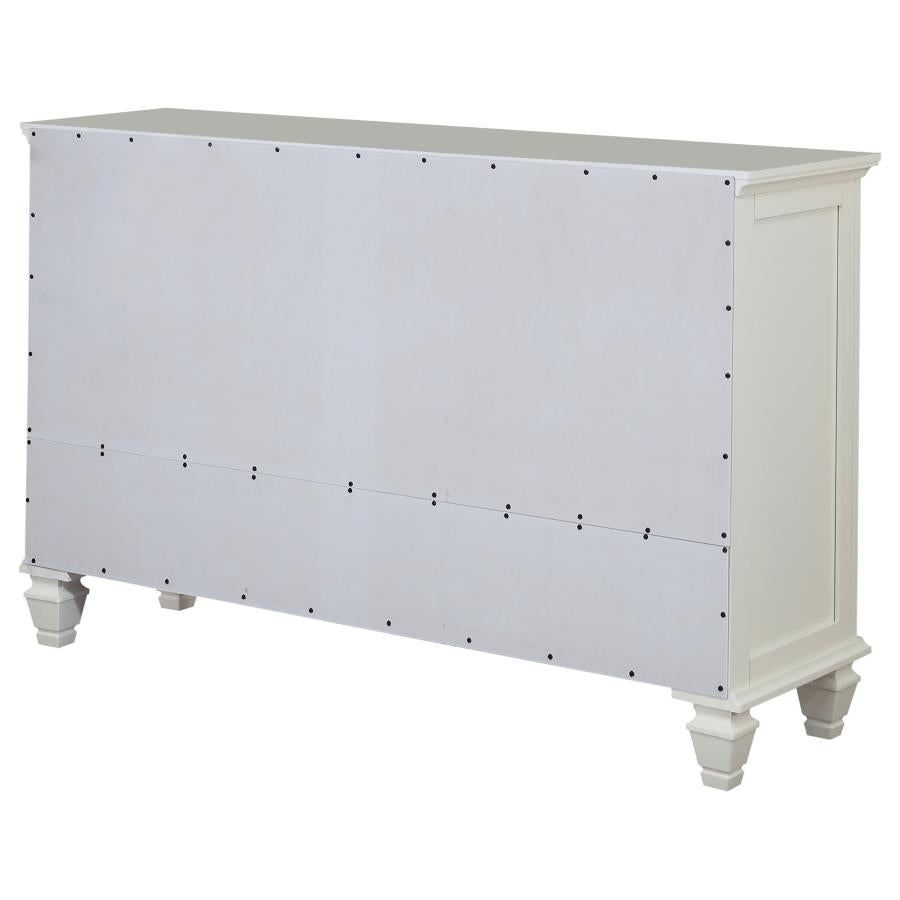 Sandy Beach Ivory Dresser - furniture place usa