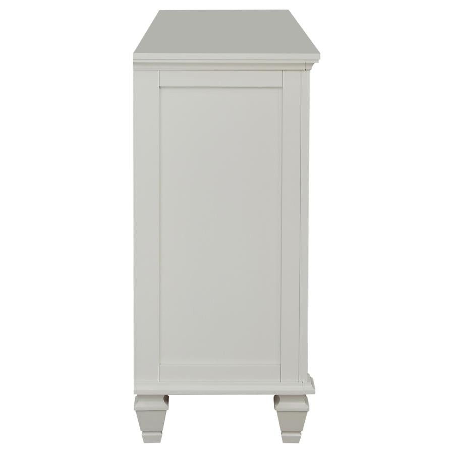 Sandy Beach Ivory Dresser - furniture place usa