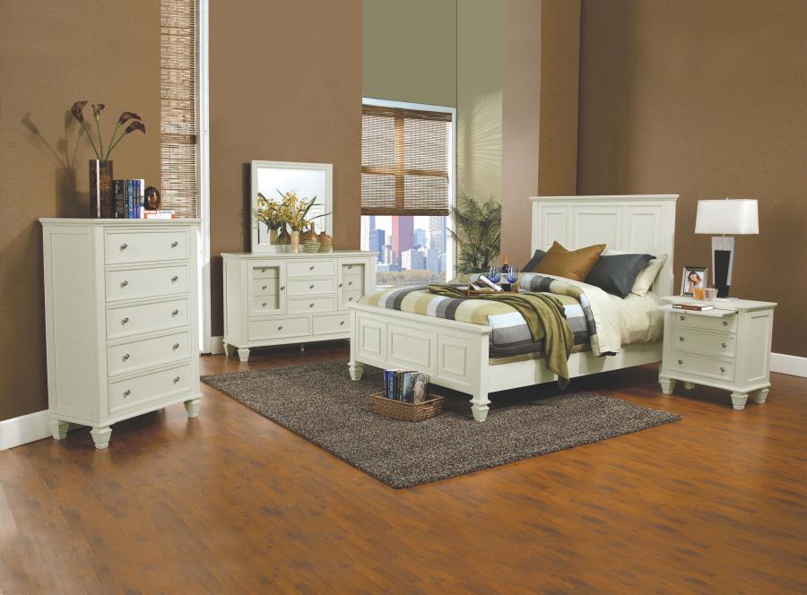 Sandy Beach Ivory Dresser - furniture place usa