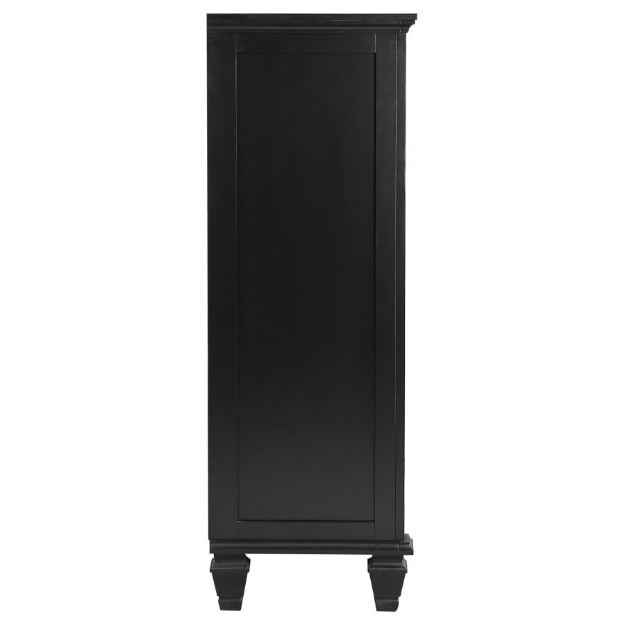 Sandy Beach Black Chest - furniture place usa