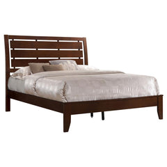 Serenity Brown Full Bed 4 Pc Set - furniture place usa