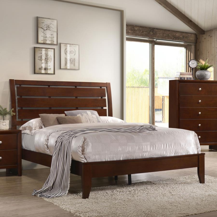 Serenity Brown California King Bed - furniture place usa