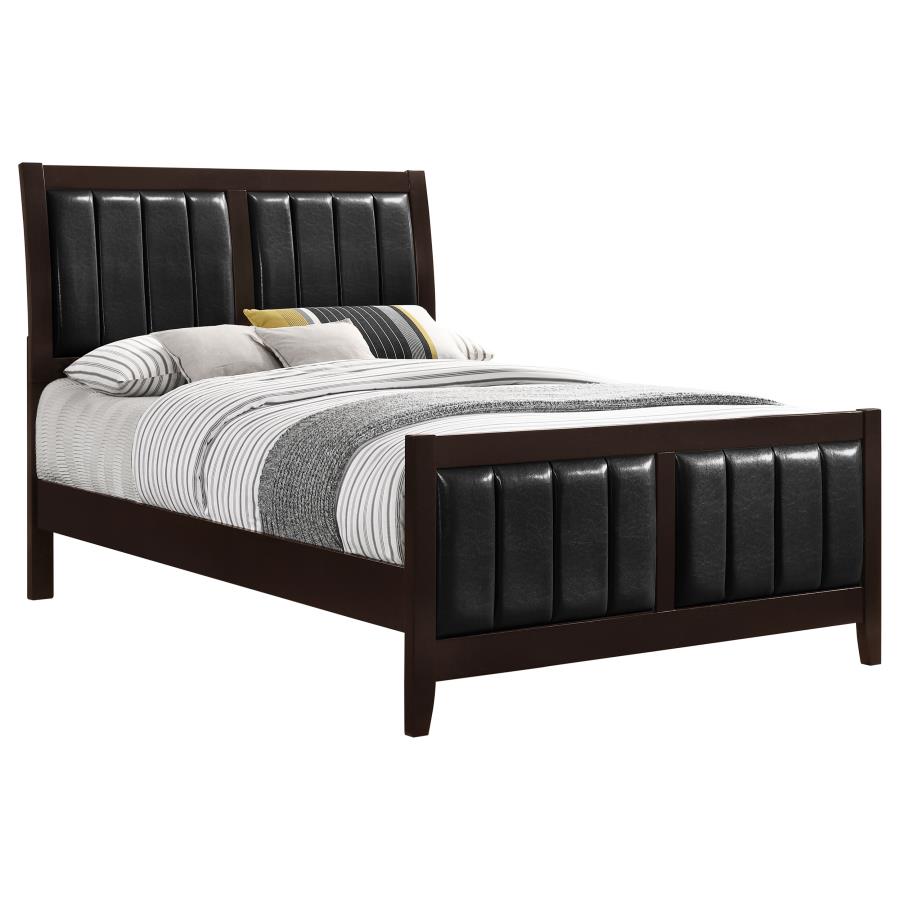 Carlton Brown Full Bed - furniture place usa