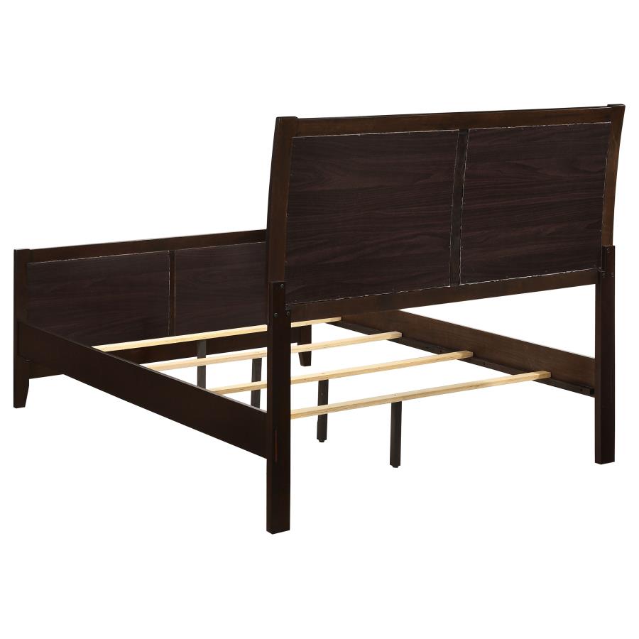 Carlton Brown Full Bed - furniture place usa