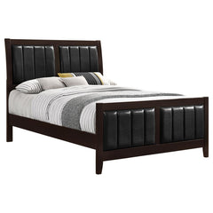 Carlton Brown Eastern King Bed - furniture place usa