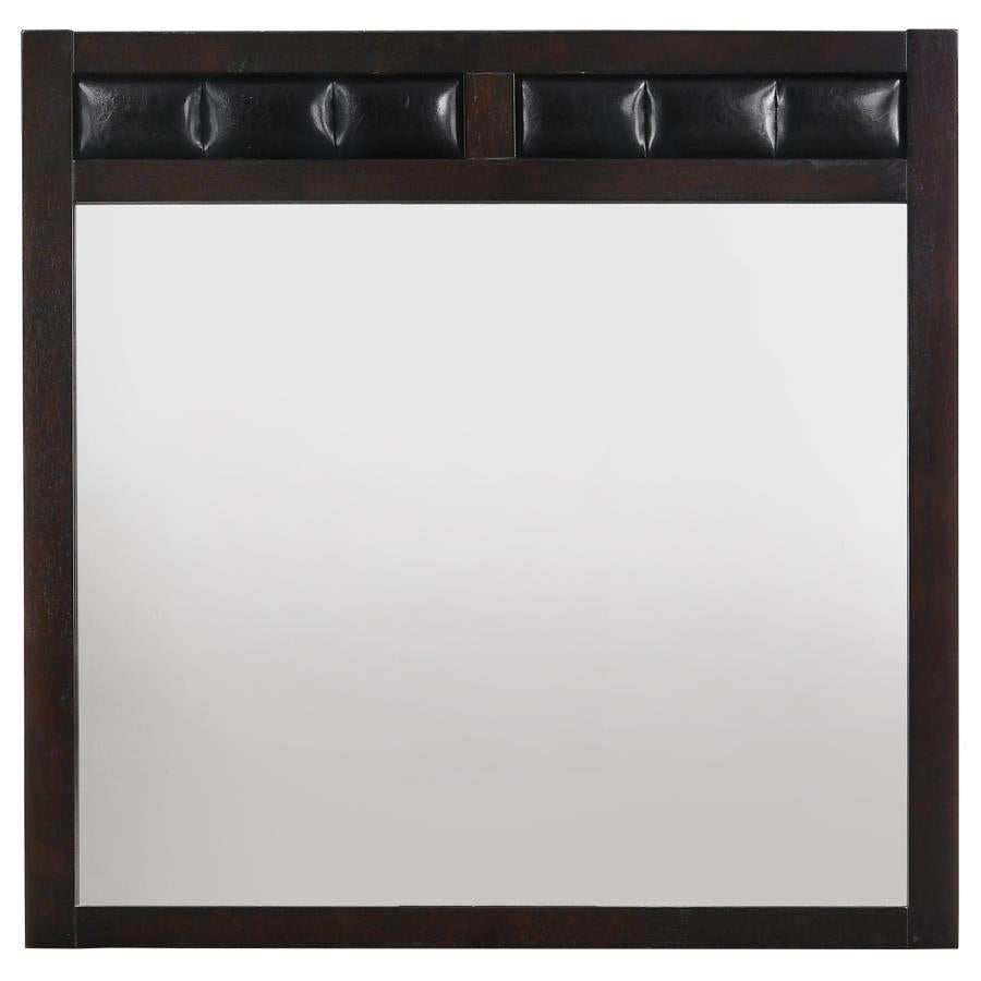 Carlton Brown Dresser Mirror - furniture place usa