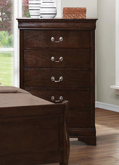 Louis Philippe Brown Chest - furniture place usa