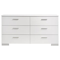 Felicity White Dresser - furniture place usa