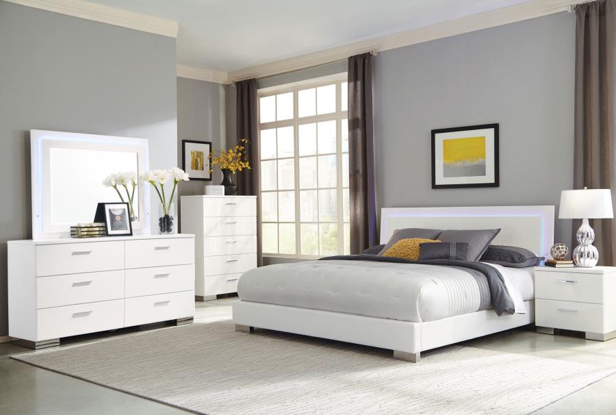 Felicity White Dresser - furniture place usa