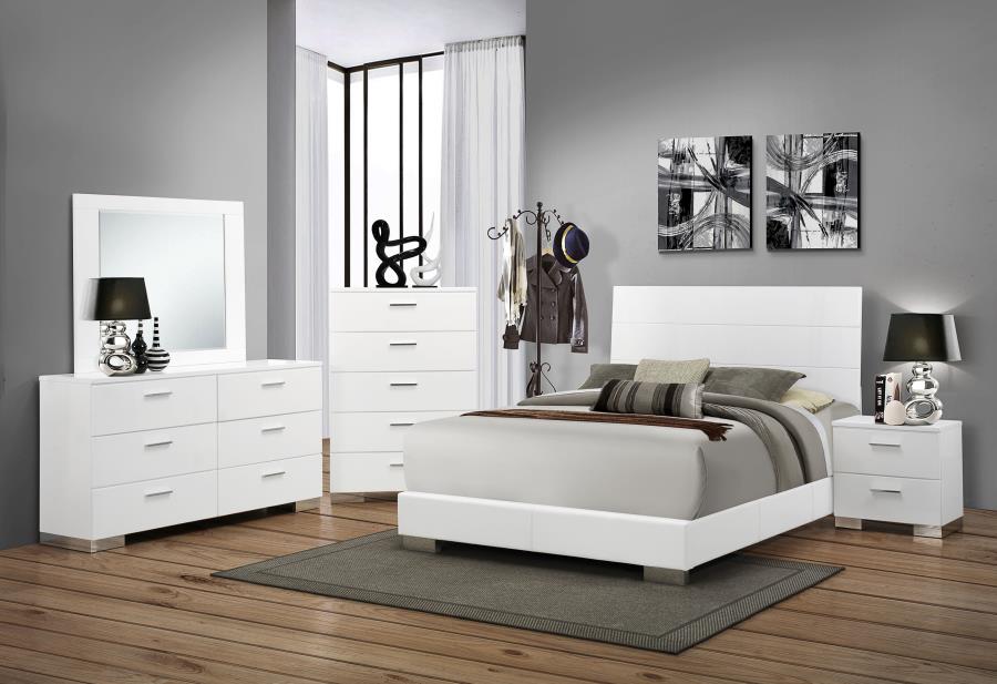 Felicity White Dresser - furniture place usa