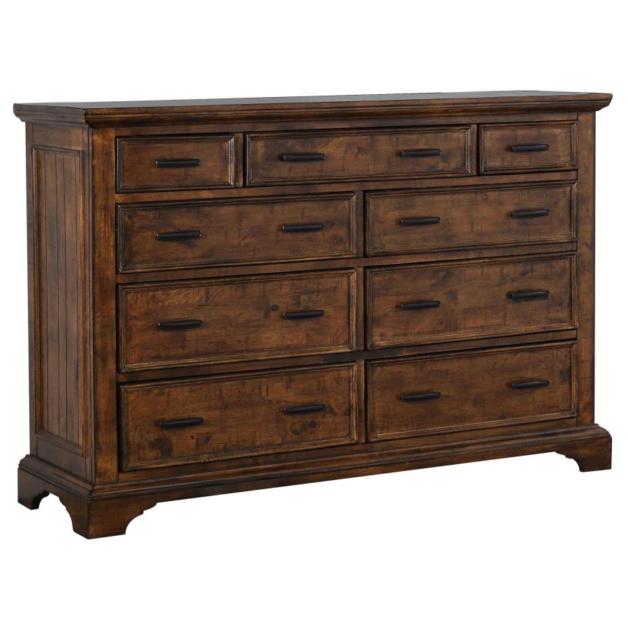 Elk Grove Brown Dresser - furniture place usa