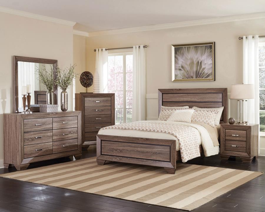 Kauffman Brown Dresser - furniture place usa