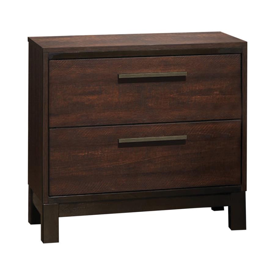 Edmonton Brown Nightstand - furniture place usa