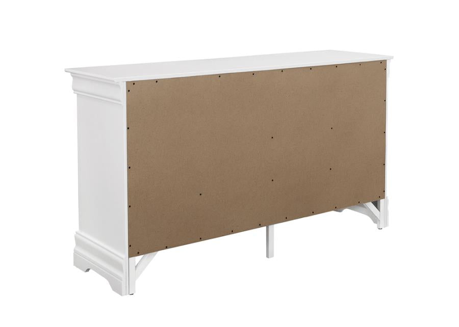 Louis Philippe White Dresser - furniture place usa