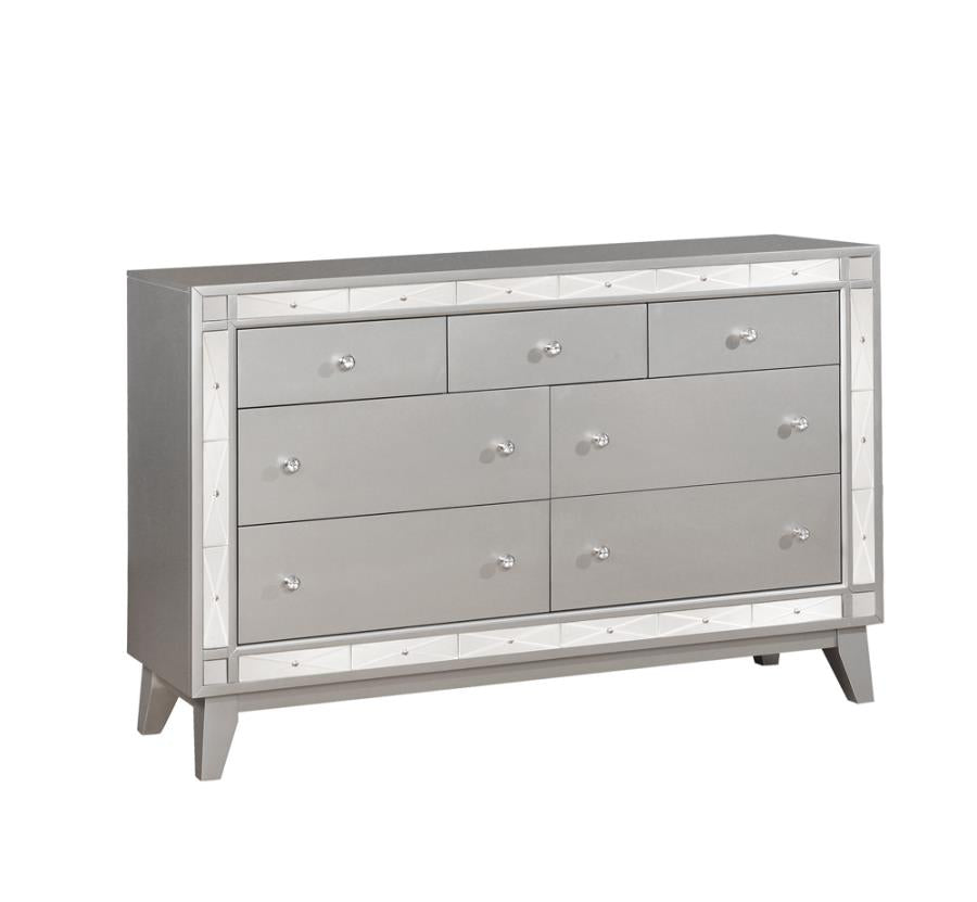 Leighton Silver Dresser - furniture place usa