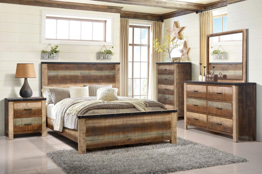 Sembene Brown Eastern King Bed - furniture place usa