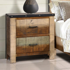 Sembene Brown Nightstand - furniture place usa