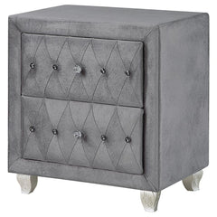 Deanna Grey Nightstand - furniture place usa