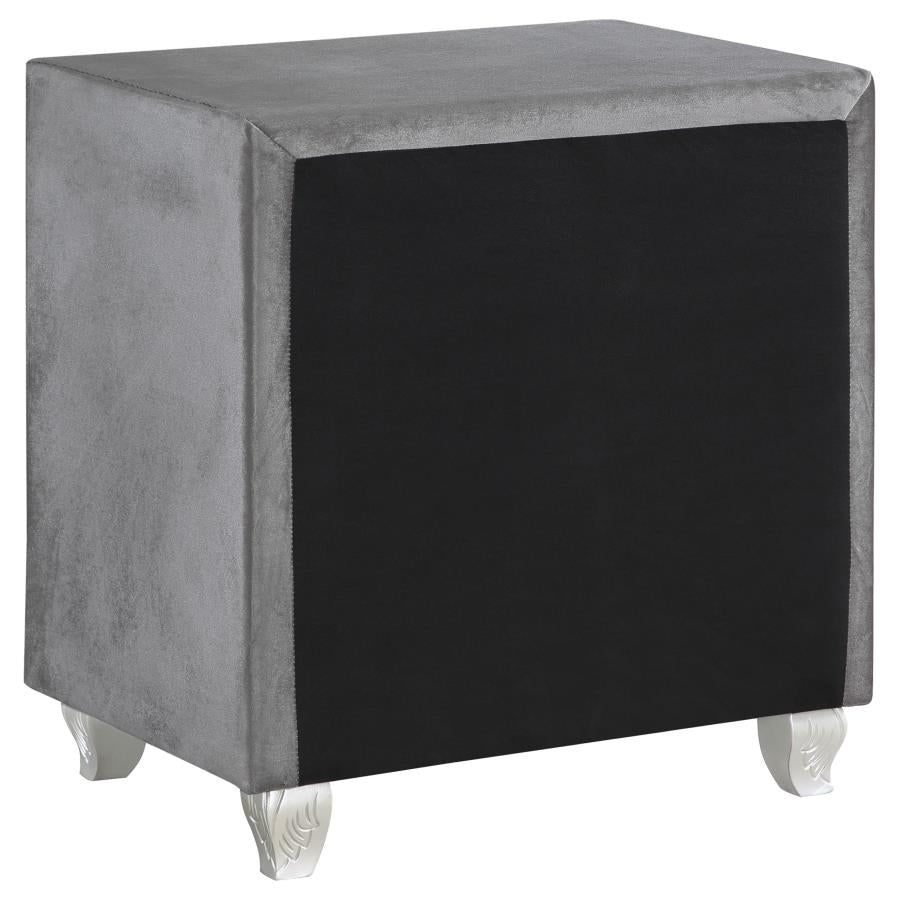 Deanna Grey Nightstand - furniture place usa