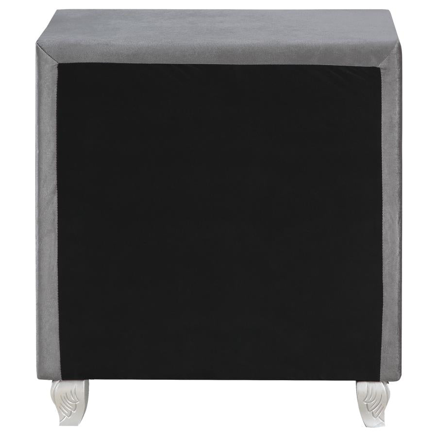 Deanna Grey Nightstand - furniture place usa