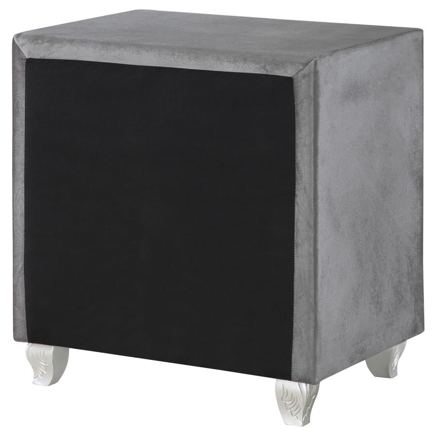 Deanna Grey Nightstand - furniture place usa