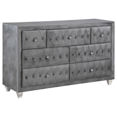 Deanna Grey Dresser - furniture place usa