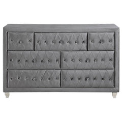 Deanna Grey Dresser - furniture place usa